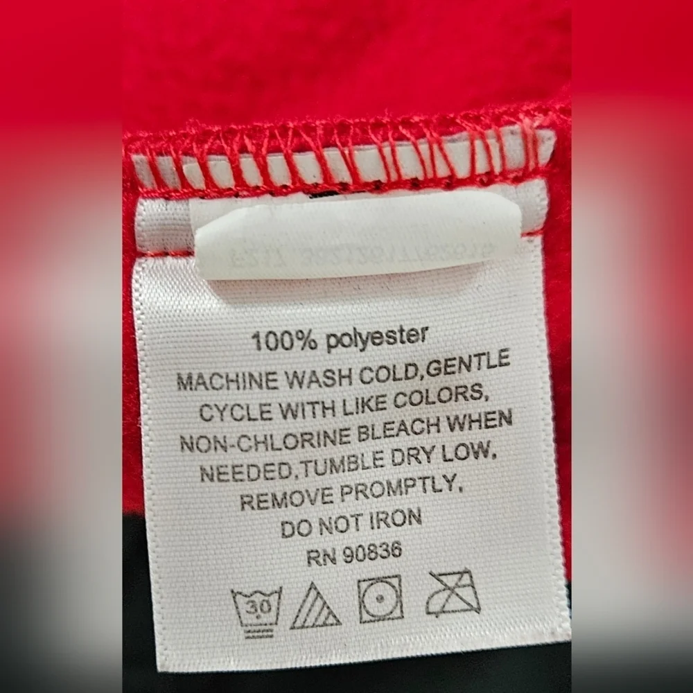🌟Buc-ee's Mens Red Fleece Sweater Jacket XL🌟